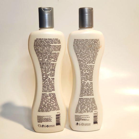 BioSilk Silk Therapy Shampoo and Conditioner 12 FL OZ each - Picture 2 of 3